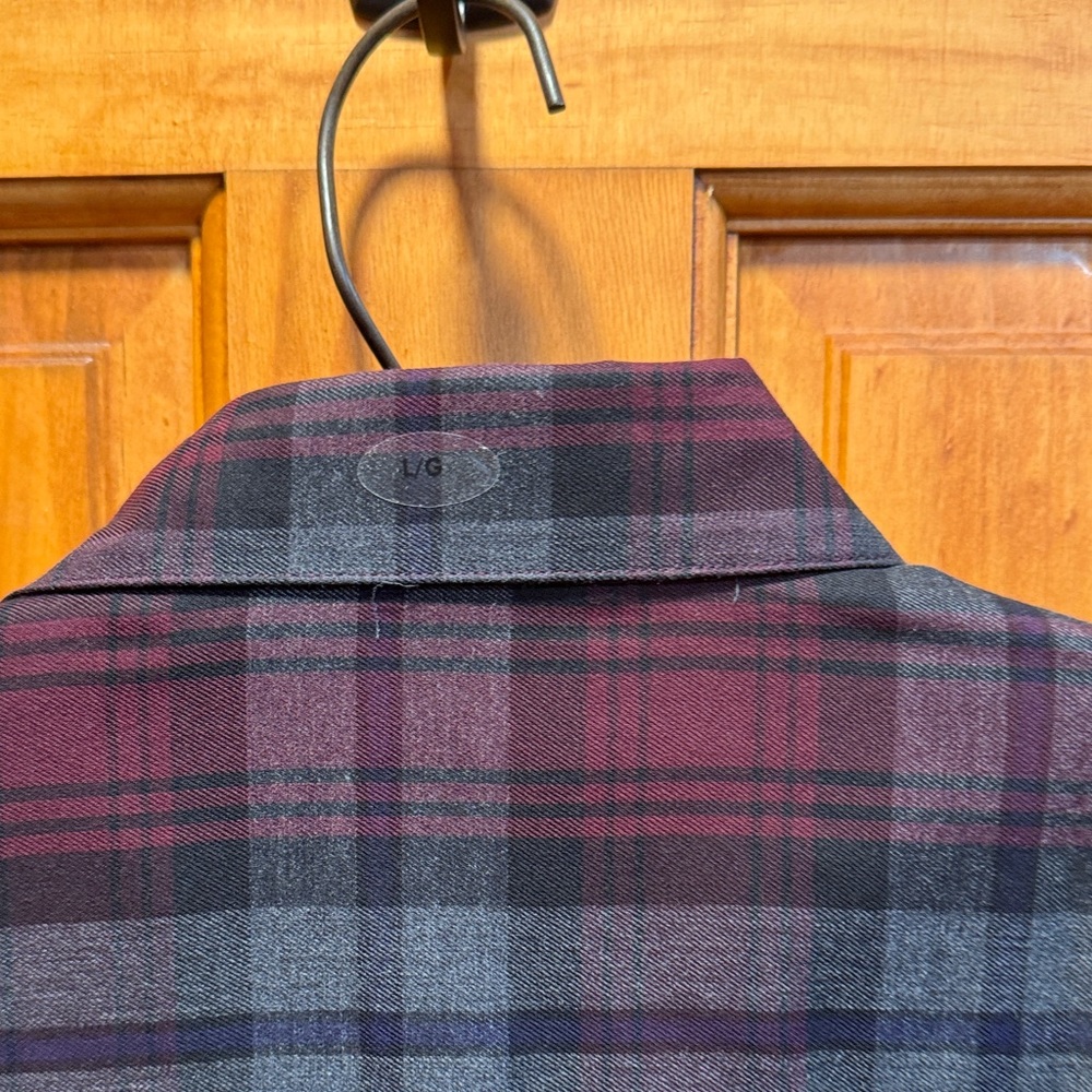 Van Heusen Multicolor Plaid Long Sleeve Shirt - Picture 6 of 7
